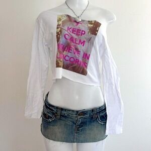 y2k angels cute swag off shoulder crop top